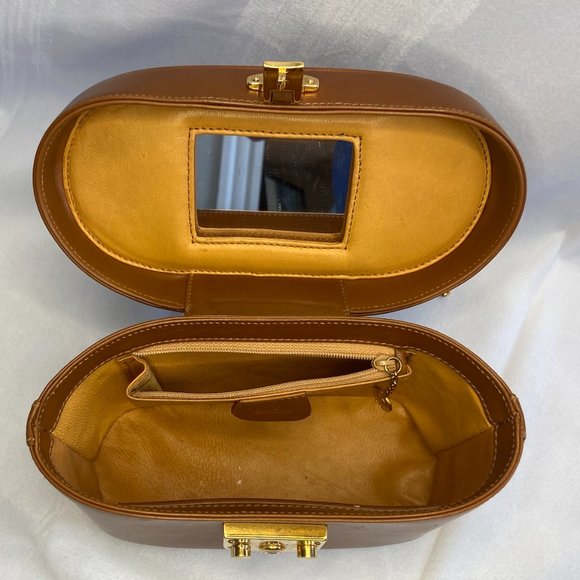 Gucci Lady Lock Cosmetic Vanity Handbag, Brown - Picture 2 of 6